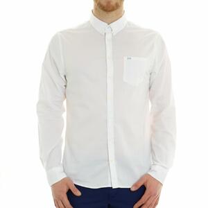 CAMICIA CON TASCHINO SUN68 PANNA